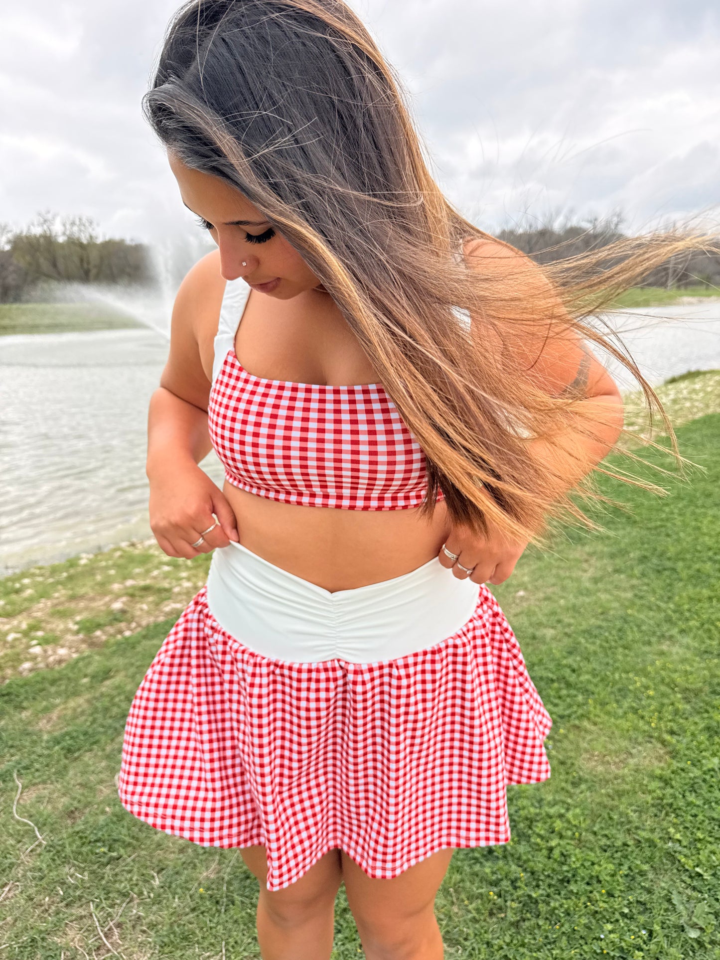Cherry Blossom Athleisure Sports Bra