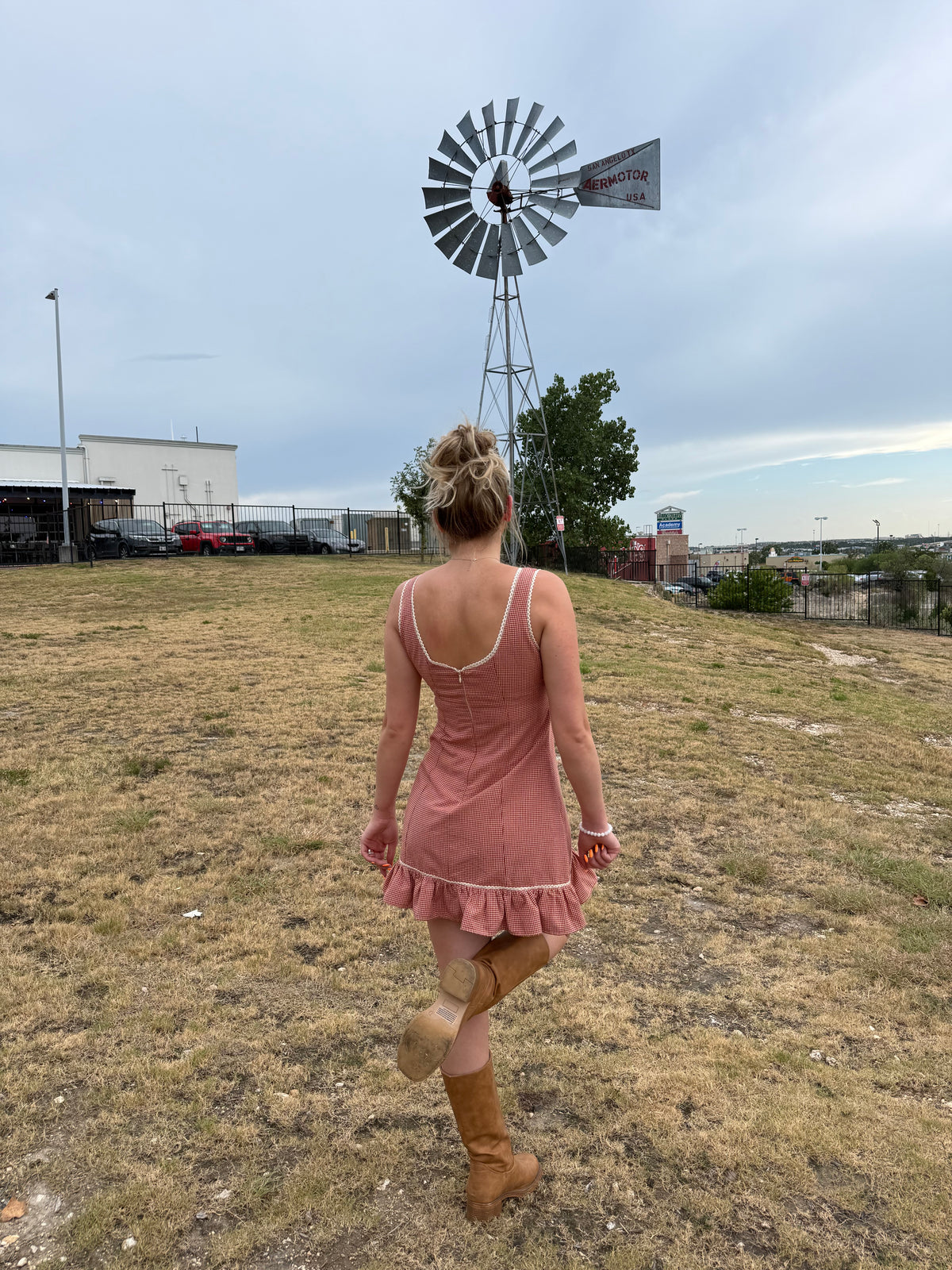 Cherry Picnic Mini Dress