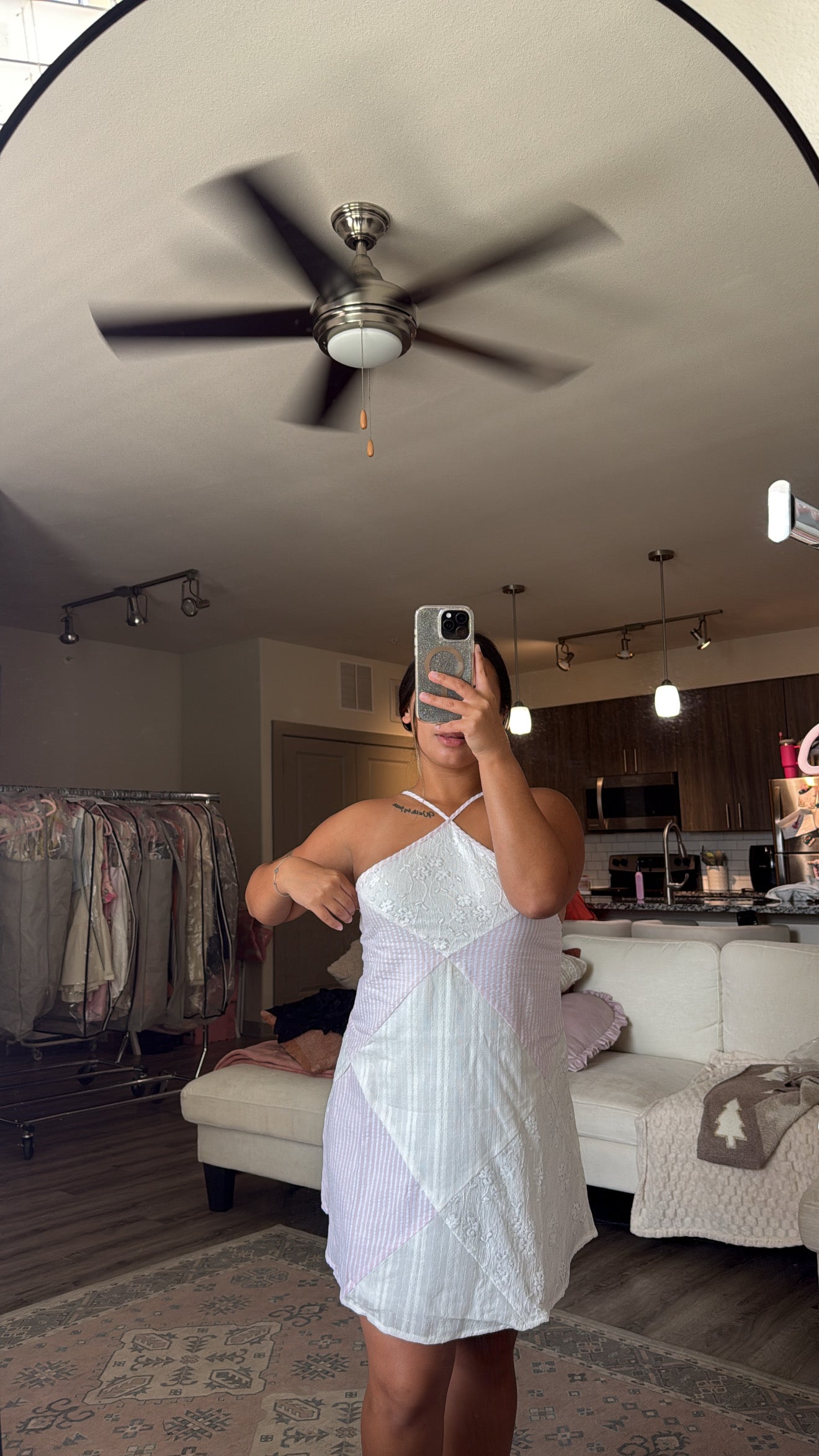 Cross Mini Dress