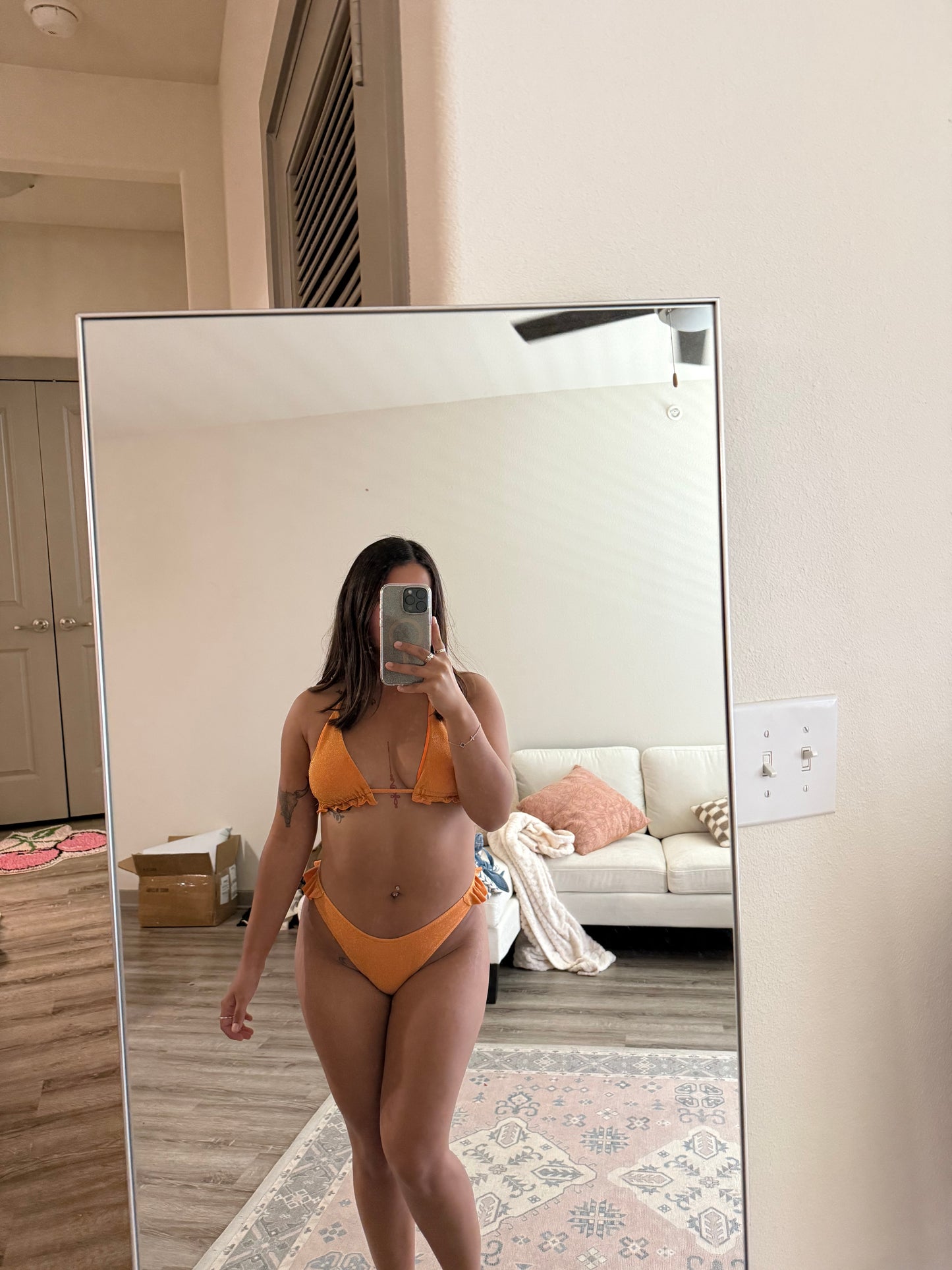 Tangerine Dream Swim Top