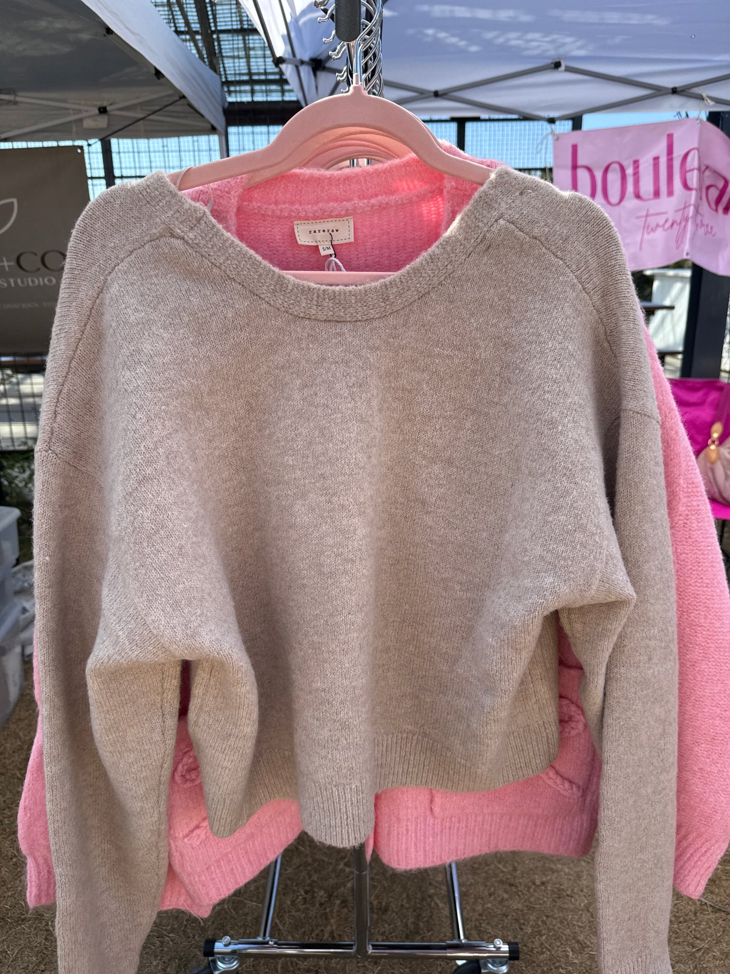 Cozy Bow Knitted Top
