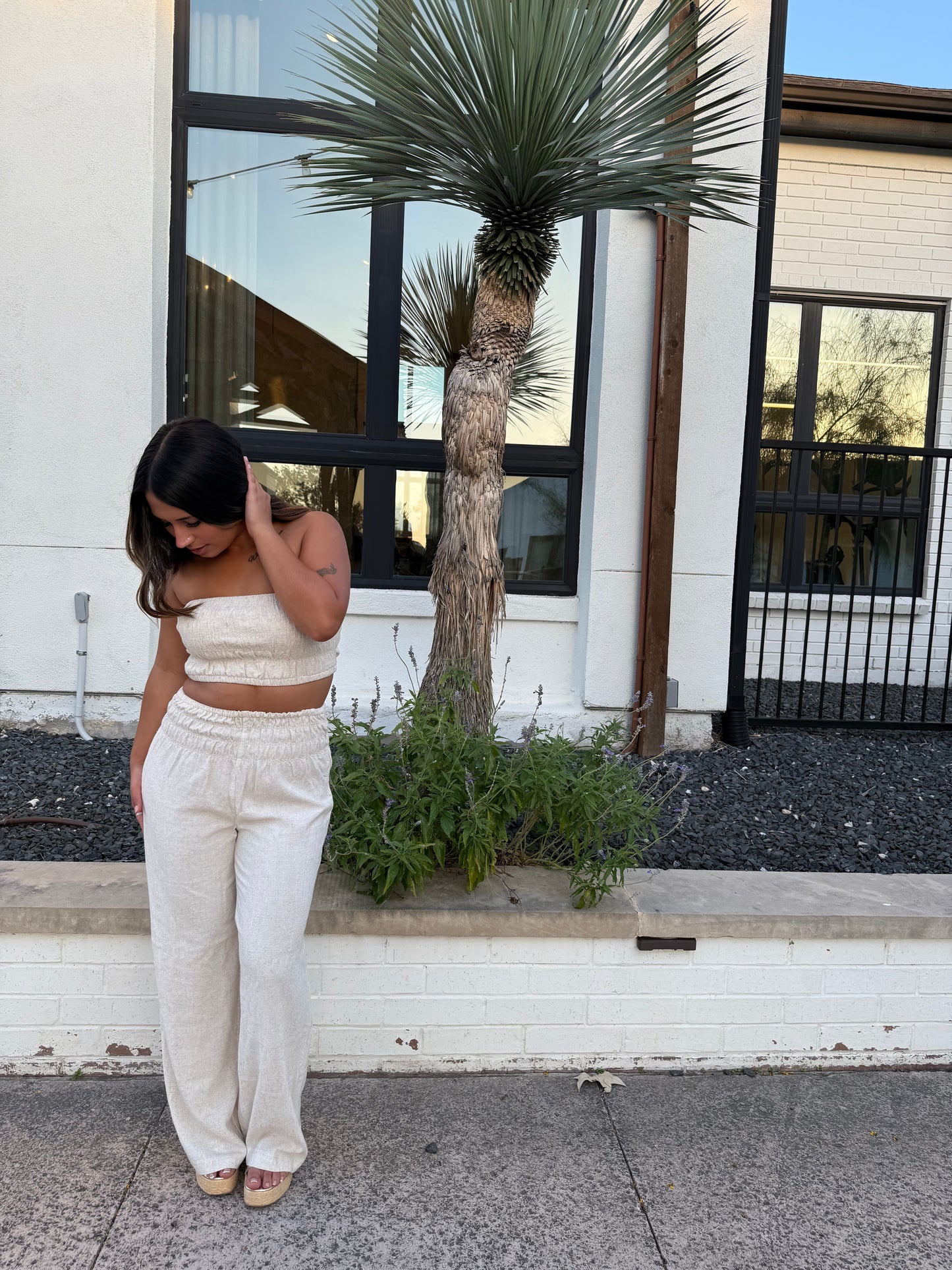 Linen Two- Piece Set