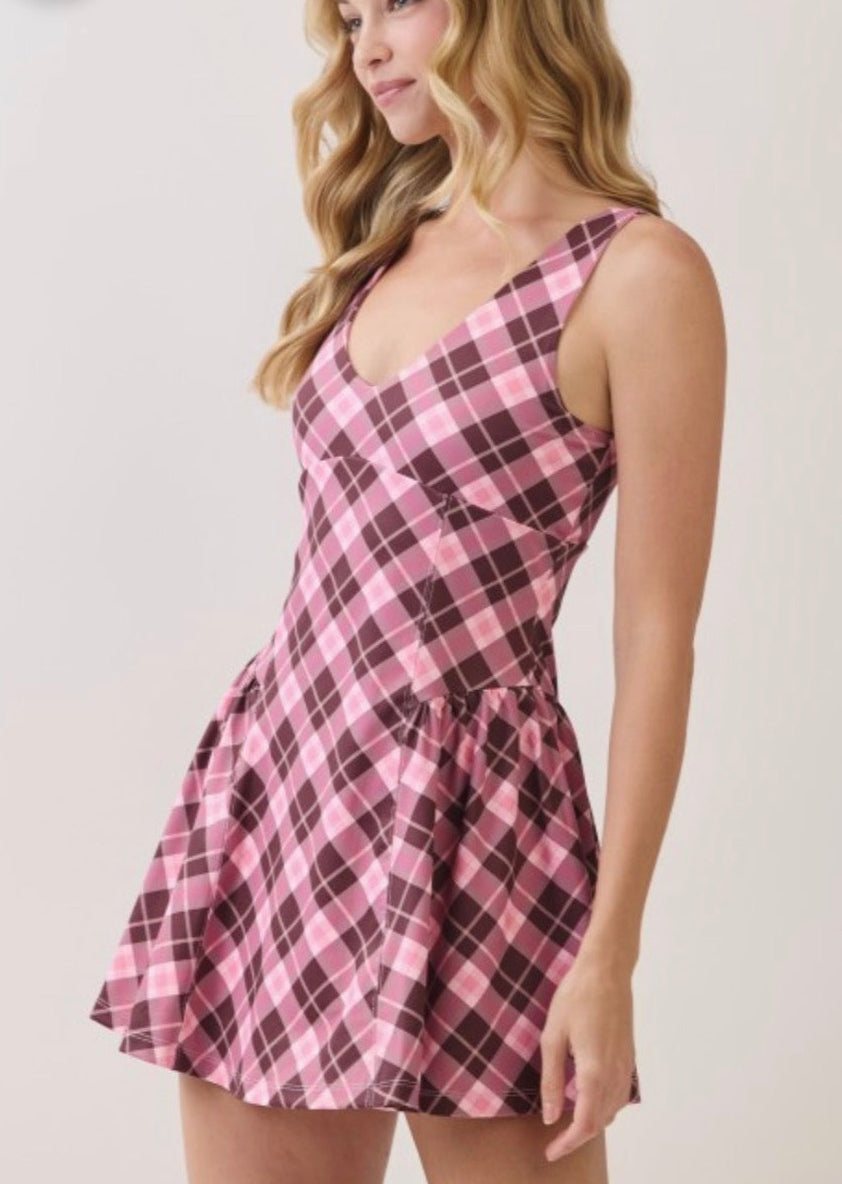 Hayride Cutie Athleisure Mini Dress