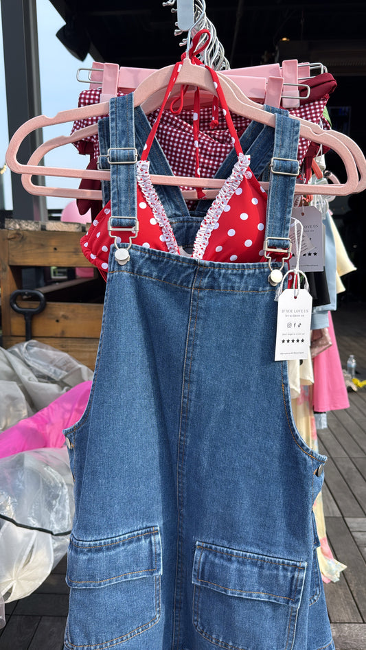 Overall Mini Dress