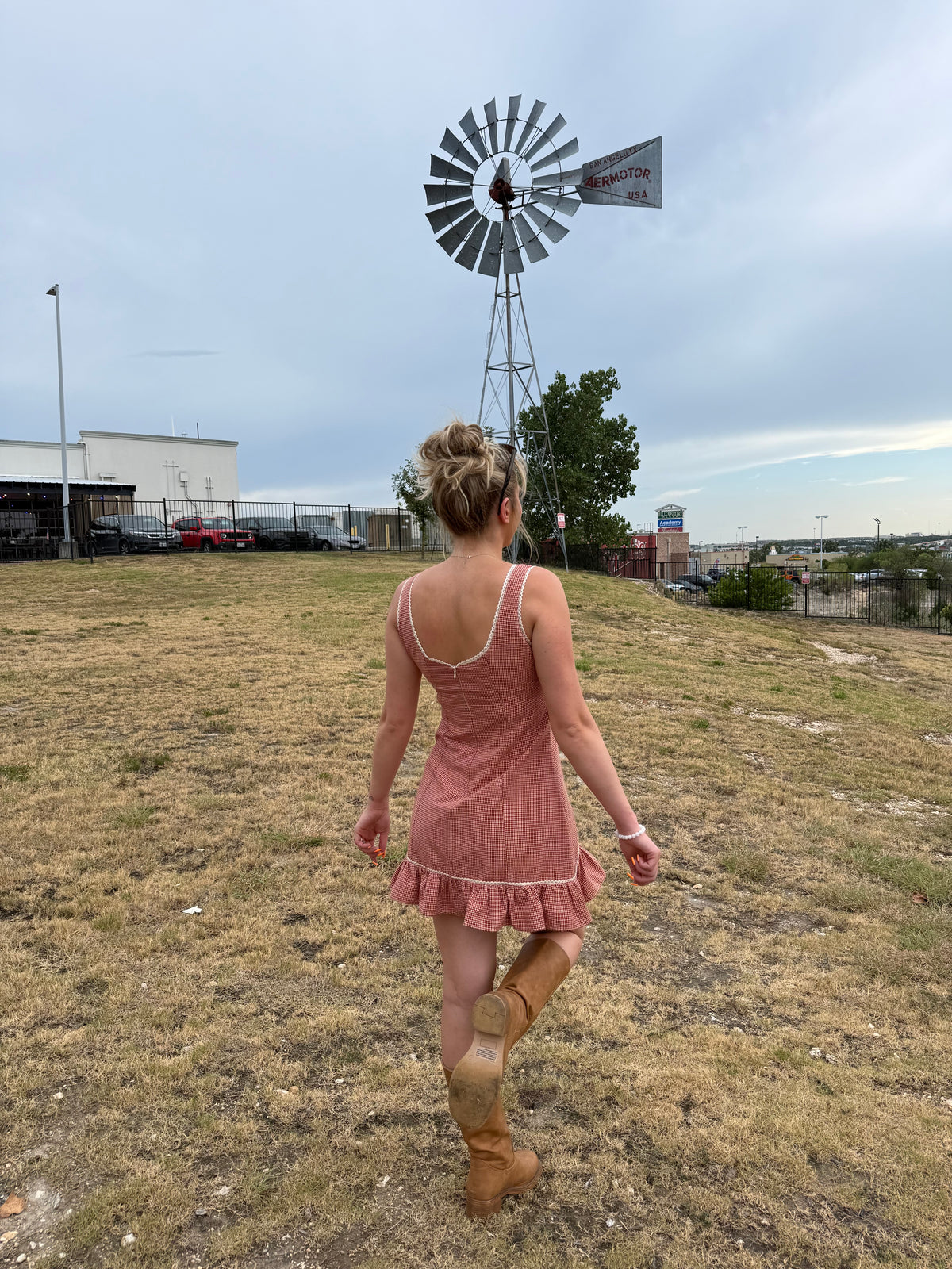 Cherry Picnic Mini Dress