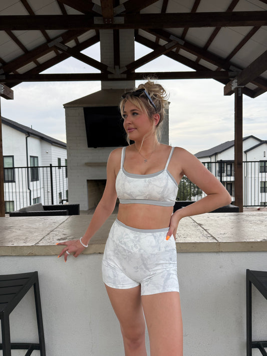Camo Athleisure Biker Shorts