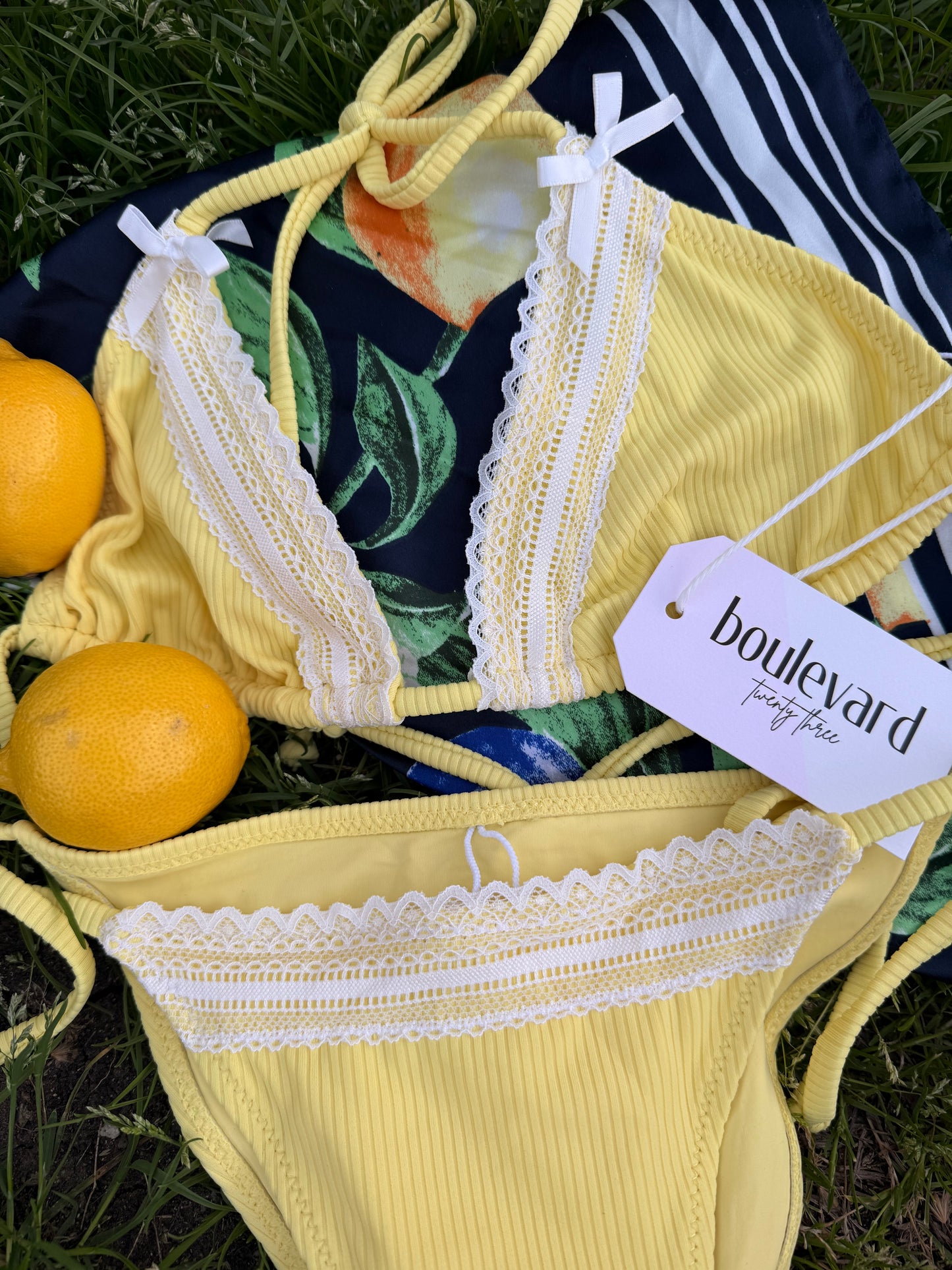 Lemon Drop Bikini Top