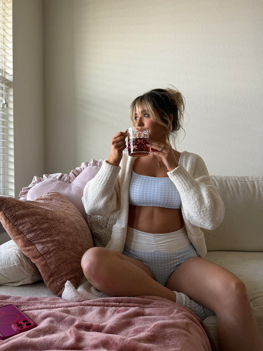 Sky Blue Athlesiure Sport Bra