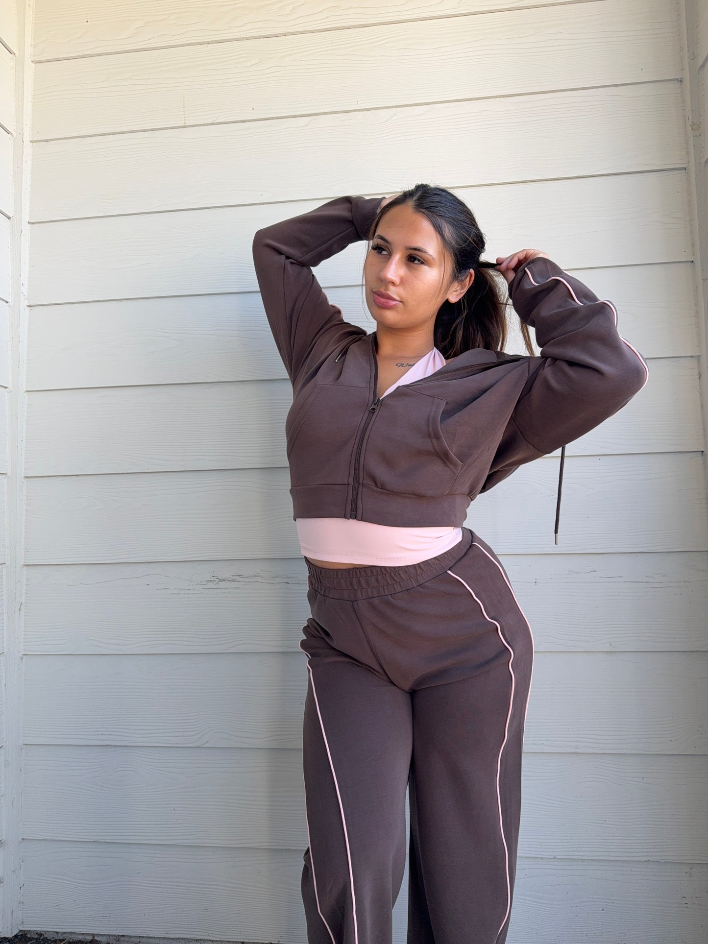 Chocolate Chai Wide Leg Sweatpants