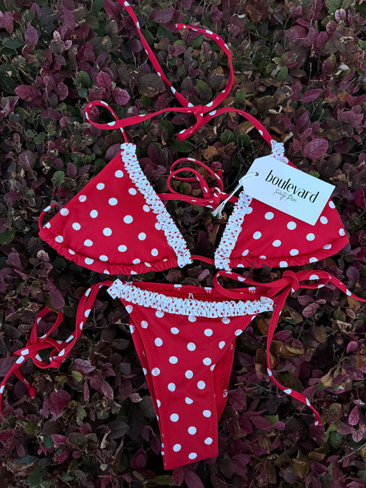 Raspberry Matcha Swim Bottoms