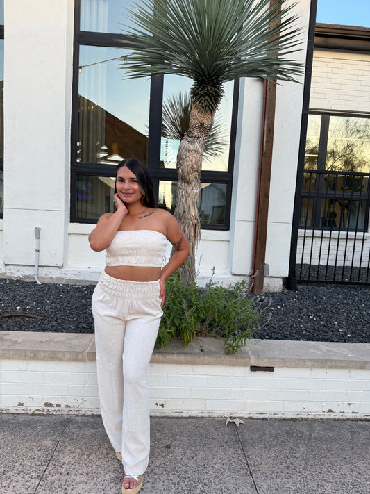 Linen Two- Piece Set