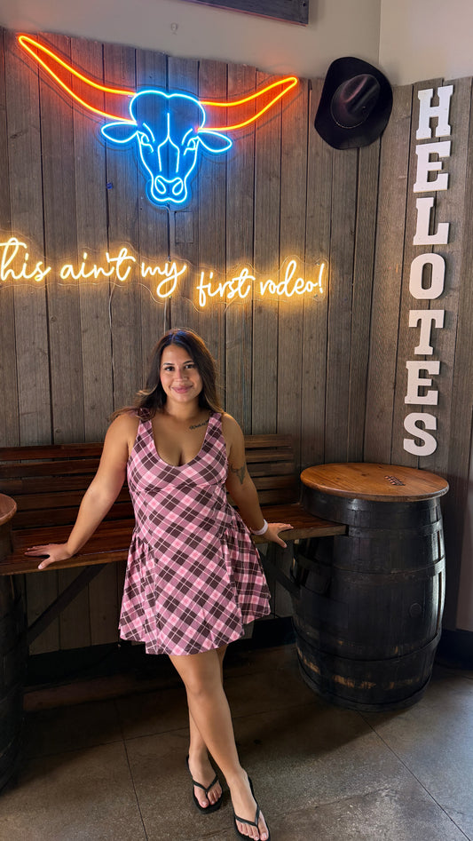 Hayride Cutie Athleisure Mini Dress