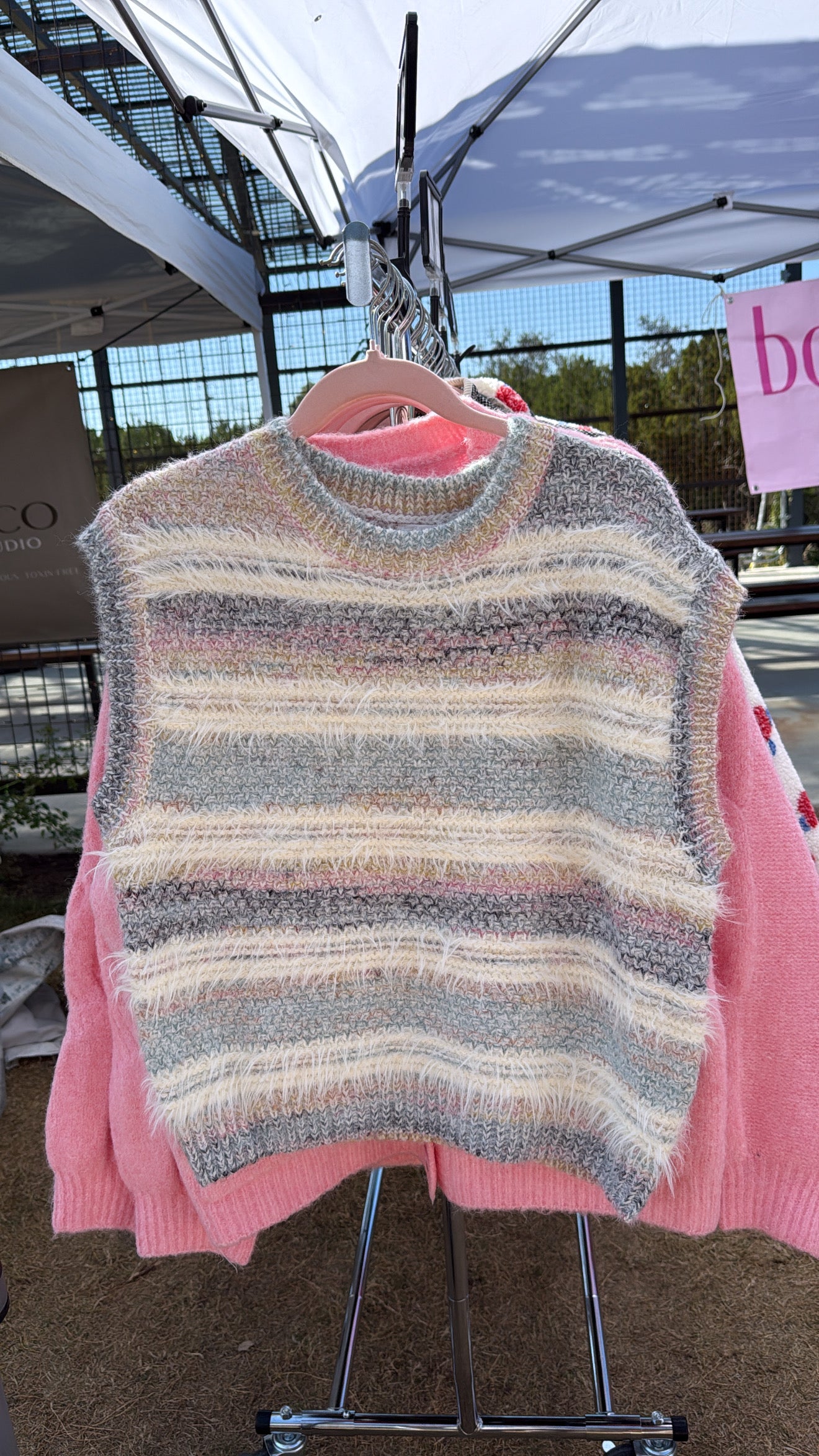 Snowflake Sherbet Sweater Top